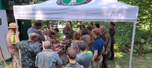 Wild zerlegen für den Eigengebrauch