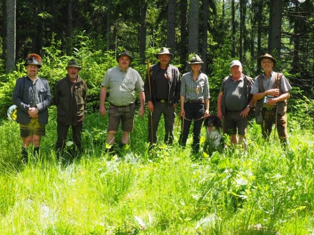 13. Schweißsonderprüfung der Steirischen Landesjägerschaft im Jagdbezirk Mürzzuschlag.