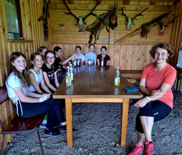 Waldexkursion mit SchülerInnen des Herta Reich Gymnasiums