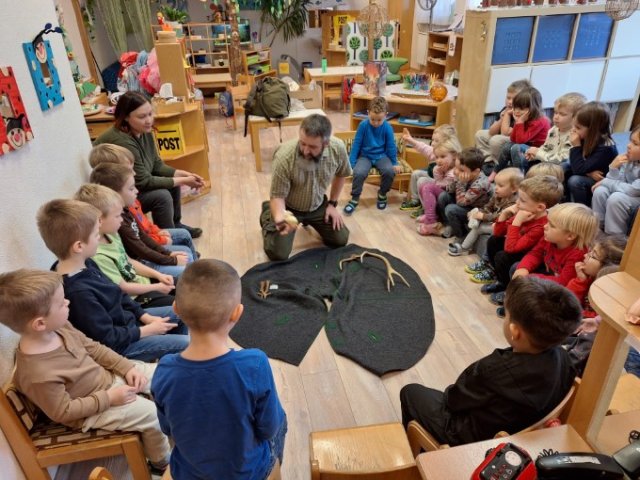 Besuch im Kindergarten Sternschnuppe