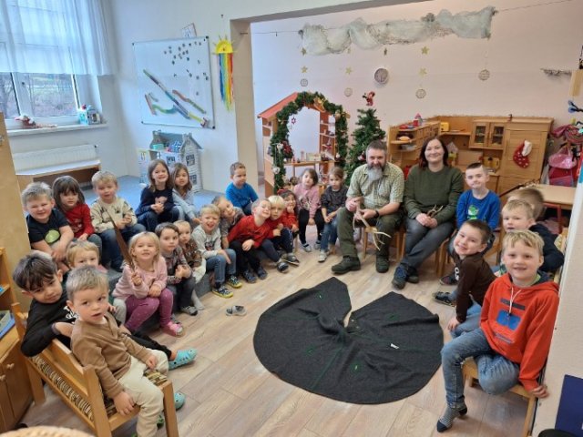 Besuch im Kindergarten Sternschnuppe