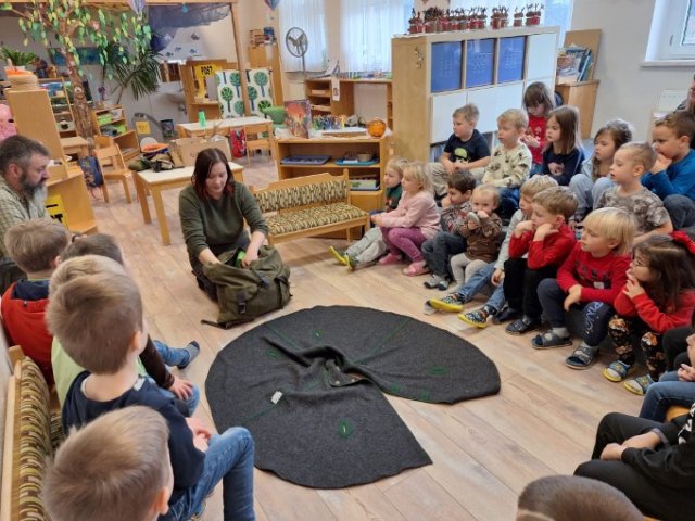 Besuch im Kindergarten Sternschnuppe