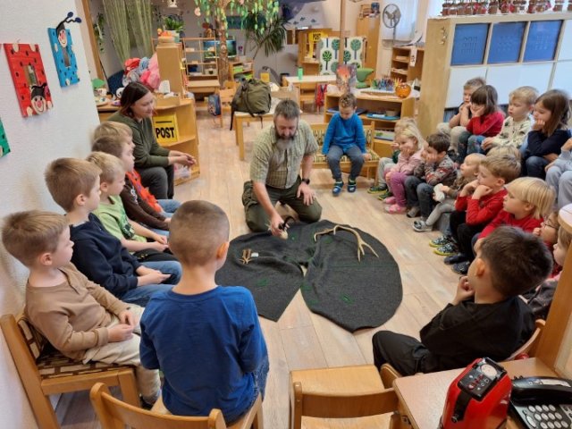 Besuch im Kindergarten Sternschnuppe